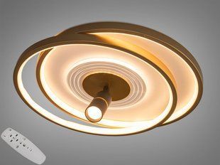 Золото Светодиодная LED люстра с пультом 66W