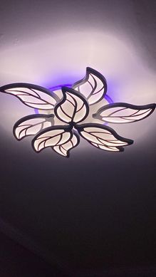 Світлодіодна LED люстра з пультом та підсвічуванням 140W