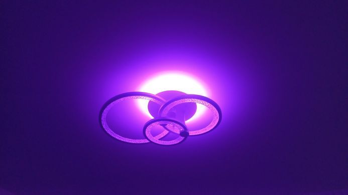 Світлодіодна LED люстра з пультом та підсвічуванням 70W