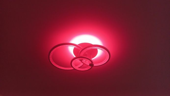 Світлодіодна LED люстра з пультом та підсвічуванням 70W