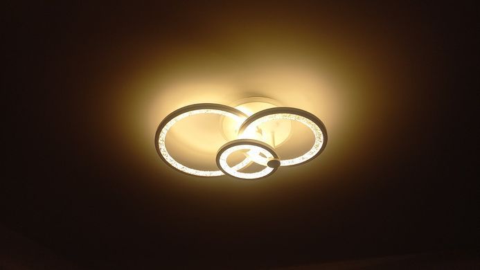 Світлодіодна LED люстра з пультом та підсвічуванням 70W