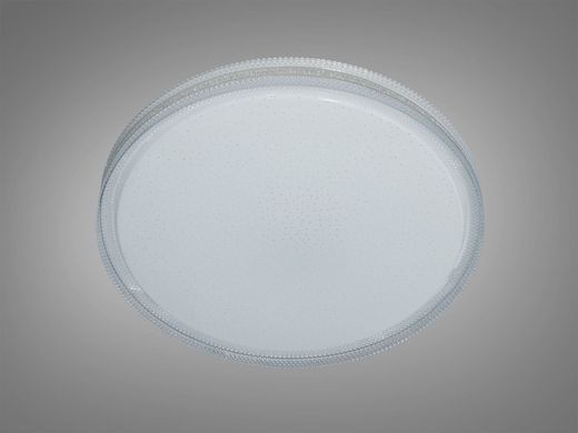 Біла Світлодіодна Смарт люстра з пультом та RGB підсвічуванням 70W