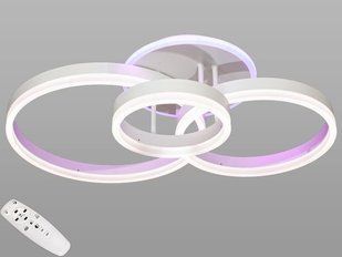 Світлодіодна LED люстра з пультом та підсвічуванням 90W