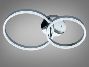 Хром Світлодіодна LED люстра з пультом 50W