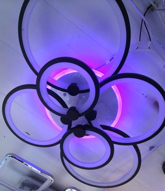 Світлодіодна LED люстра з пультом та підсвічуванням 160W