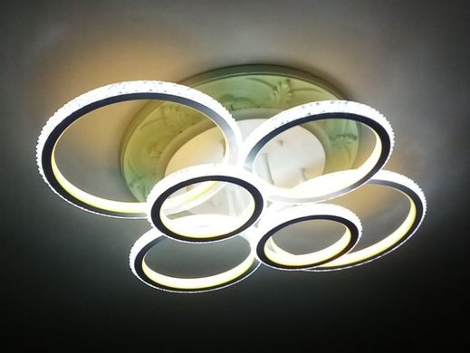 Светодиодная LED люстра с пультом и подсветкой 125W