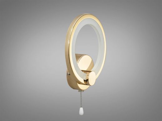 Золотой Светодиодный LED светильник Бра 17W