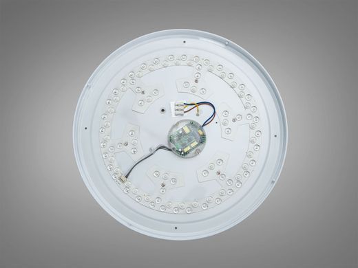 Белая Светодиодная Смарт люстра с пультом и RGB подсветкой 80W