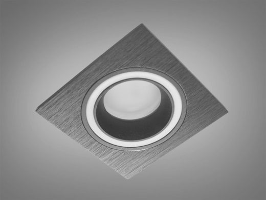 Точечный светильник квадратный серия "Aluminium" черный