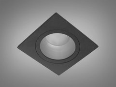 Точковий світильник квадратний серія "Аluminium" чорний