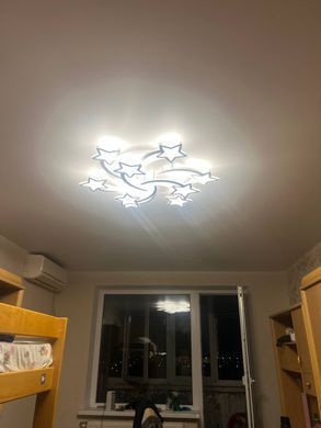 Світлодіодна LED люстра з пультом та підсвічуванням для великої дитячої кімнати 150W