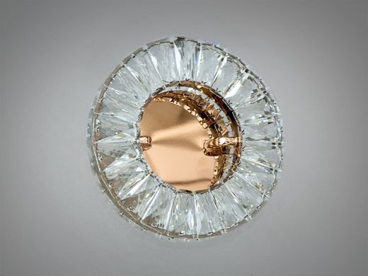 Кришталевий Світлодіодний LED світильник бра 15W золото