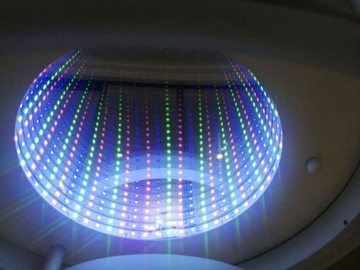 Світлодіодна LED люстра з пультом та 3d ефектом 100W