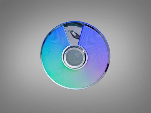 Біла Світлодіодна MP3 Смарт люстра з пультом та RGB підсвічуванням 70W
