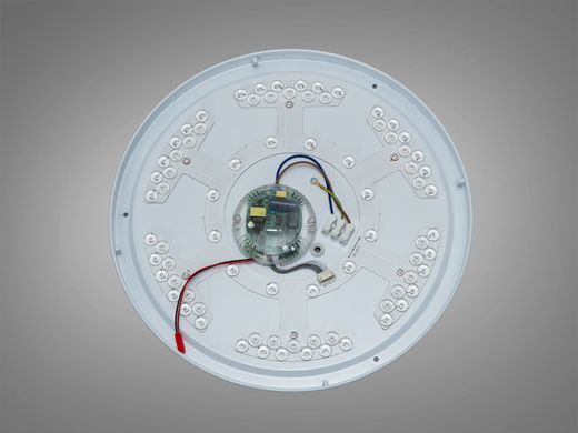 Біла Світлодіодна MP3 Смарт люстра з пультом та RGB підсвічуванням 70W