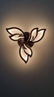 Хром Светодиодная LED люстра с пультом и подсветкой 55W