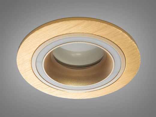 Точечный светильник круглый серия "Aluminium" золото