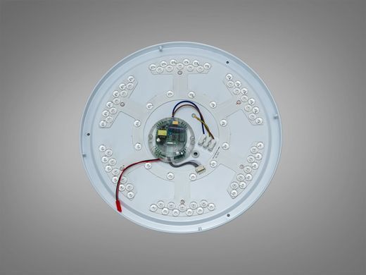 Белая Светодиодная MP3 Смарт люстра с пультом и RGB подсветкой 80W