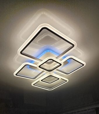 Світлодіодна LED люстра з пультом та підсвічуванням 150W