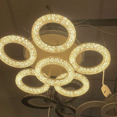 Світлодіодна LED люстра з пультом та підсвічуванням 152W