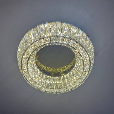 Хрустальная Светодиодная LED люстра с пультом 140W золото
