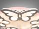 Світлодіодна LED люстра з пультом та підсвічуванням 105W Метелики в дитячу дівчині