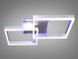 Хром Світлодіодна LED люстра з пультом та підсвічуванням 90W
