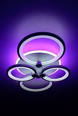 Світлодіодна LED люстра з пультом та підсвічуванням 70W