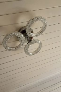 Светодиодная LED люстра с пультом 48W хром