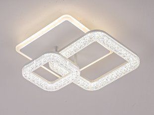 Світлодіодна LED люстра з пультом та RGB підсвічуванням 80W