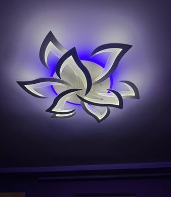 Світлодіодна LED люстра з пультом та підсвічуванням 150W