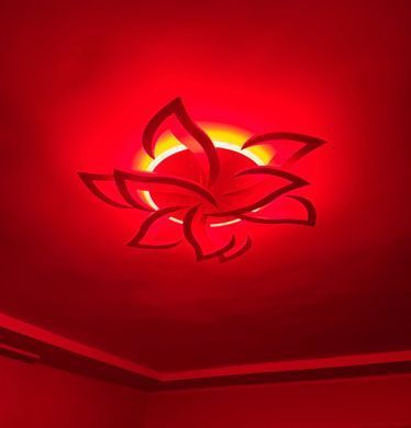 Світлодіодна LED люстра з пультом та підсвічуванням 150W