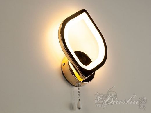Золотой Светодиодный LED светильник бра 17W