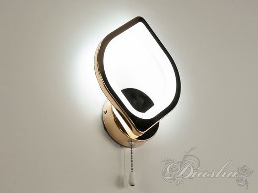 Золотой Светодиодный LED светильник бра 17W