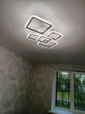 Світлодіодна LED люстра з пультом та підсвічуванням 80W