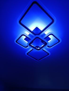 Світлодіодна LED люстра з пультом та підсвічуванням 80W