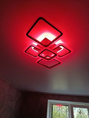 Світлодіодна LED люстра з пультом та підсвічуванням 80W