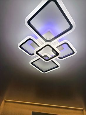 Світлодіодна LED люстра з пультом та підсвічуванням 80W