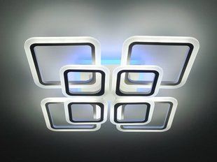 Світлодіодна LED люстра з пультом та підсвічуванням 192W