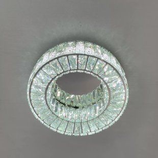Хрустальная Светодиодная LED люстра 100W хром или золото
