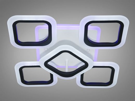 Світлодіодна LED люстра з пультом та підсвічуванням 60W