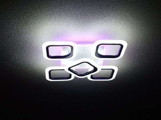 Світлодіодна LED люстра з пультом та підсвічуванням 60W