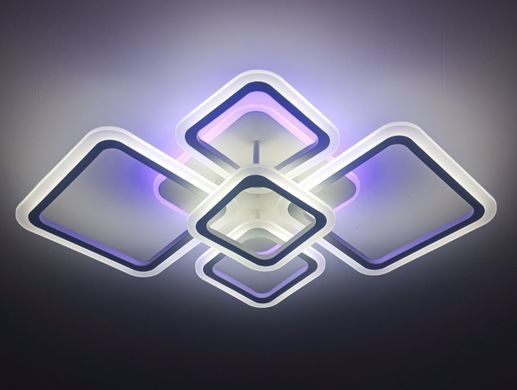 Світлодіодна LED люстра з пультом та підсвічуванням 80W