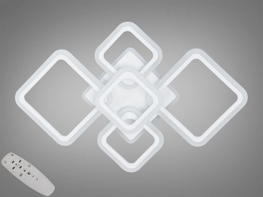 Світлодіодна LED люстра з пультом та підсвічуванням 80W