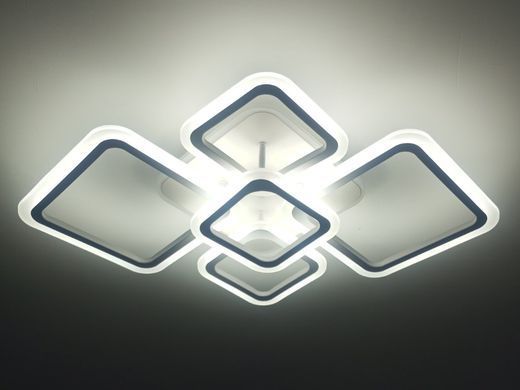 Світлодіодна LED люстра з пультом та підсвічуванням 80W