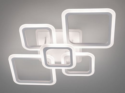 Світлодіодна LED люстра з пультом та підсвічуванням 80W