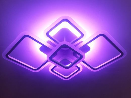 Світлодіодна LED люстра з пультом та підсвічуванням 80W