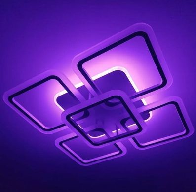 Світлодіодна LED люстра з пультом та підсвічуванням 120W