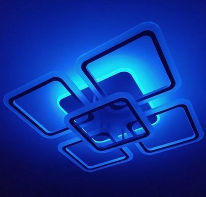 Світлодіодна LED люстра з пультом та підсвічуванням 120W