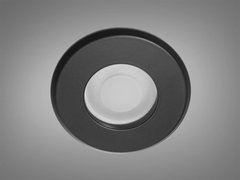 Точковий світильник круглий серія "Аluminium" чорний